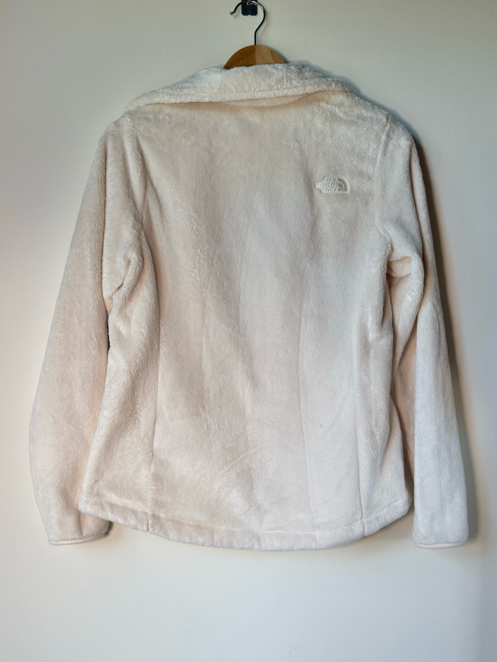 The North Face - Women’s Osito Jacket Fuzzy Full-Zip White Dune/Cream - Picture 5 of 7